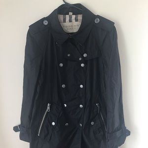 Burberry Brit Double Breasted Trench Coat